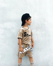 Load image into Gallery viewer, Velour Patch Shorts